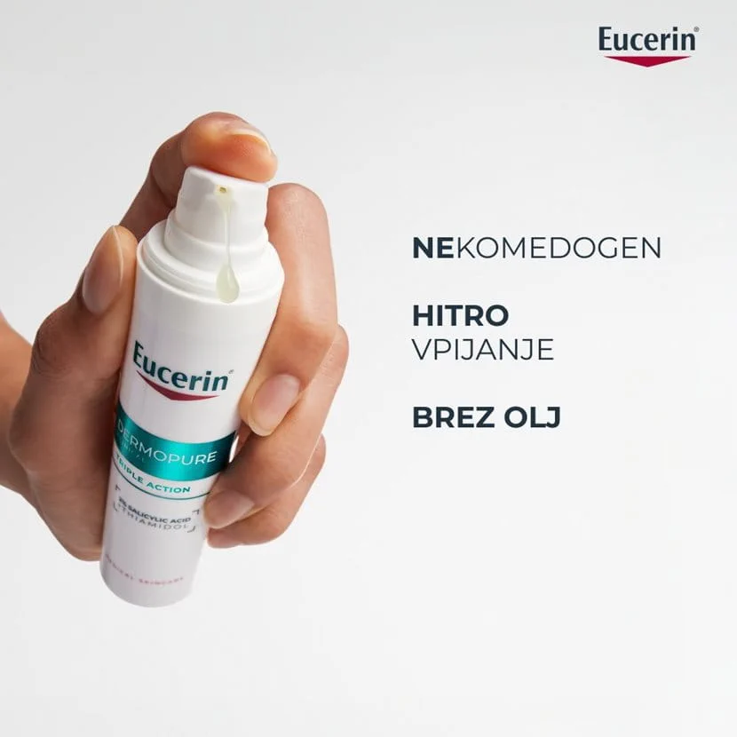 Eucerin DermoPure Clinical serum s trojnim učinkom, 40 ml