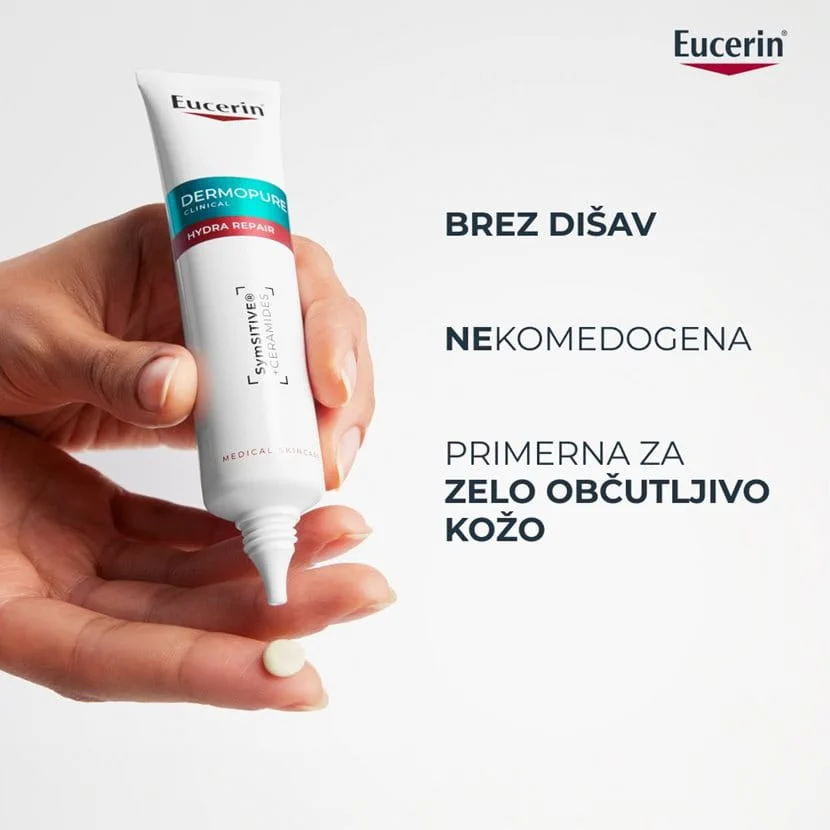 Eucerin DermoPure Clinical Hydra Repair intenzivna vlažilna krema, 40 ml