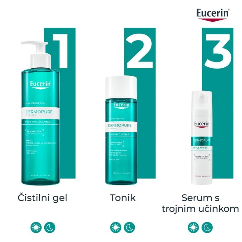 Eucerin DermoPure Clinical tonik, 200 ml