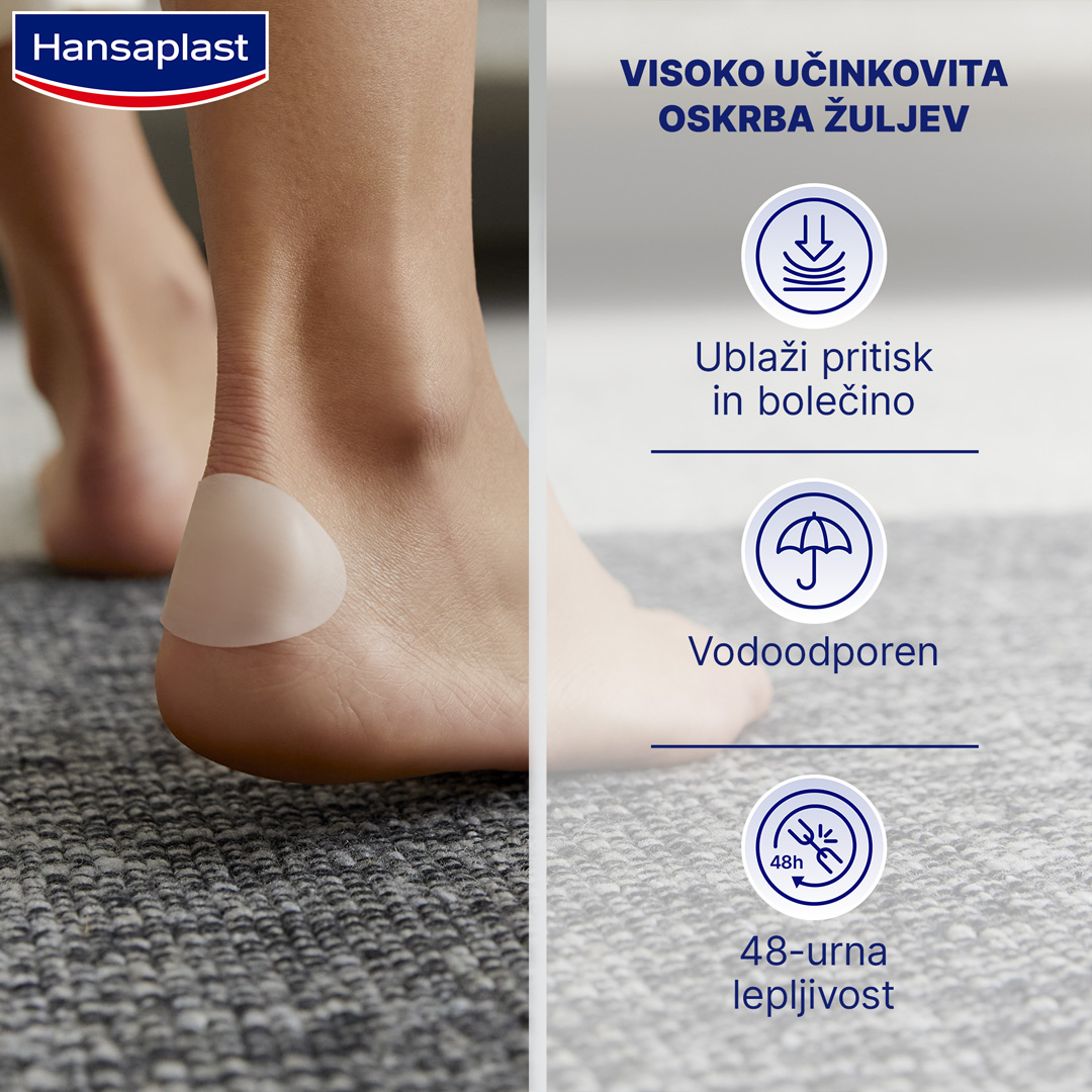Hansaplast obliži za žulje (veliki), 5 obližev
