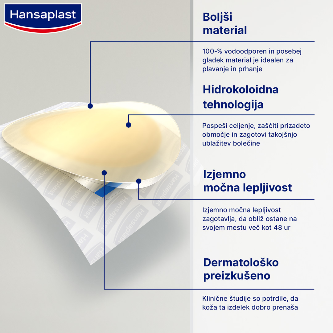 Hansaplast obliži za žulje (veliki), 5 obližev