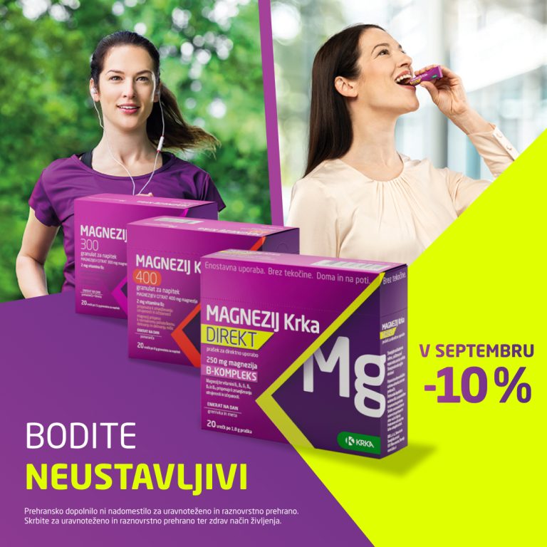 Magnezij Krka Direkt Action banner SEPTEMBER 1080x1080