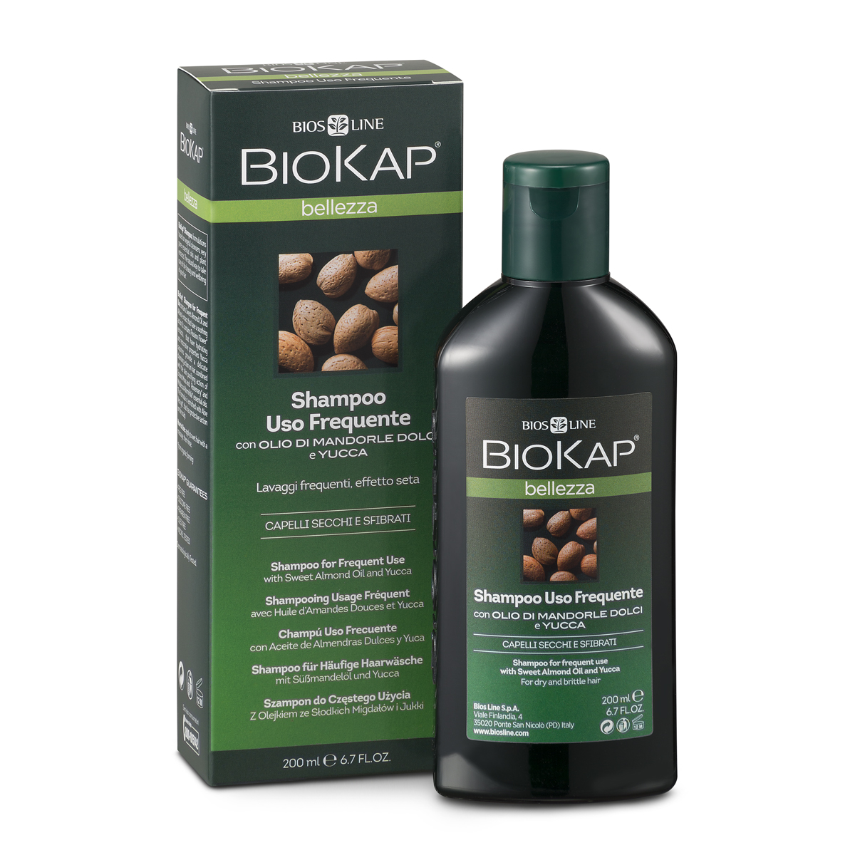 BioKap šampon za pogosto umivanje las, 200 ml