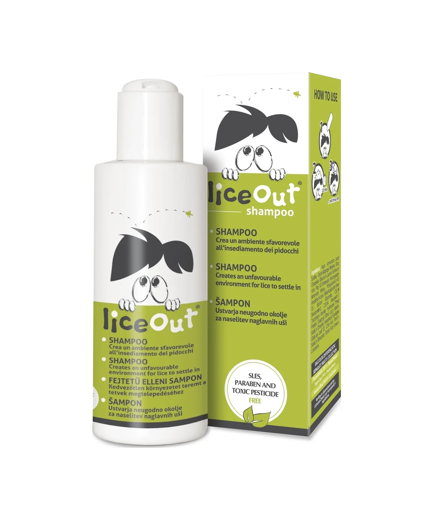 LiceOut šampon proti ušem, 125 ml