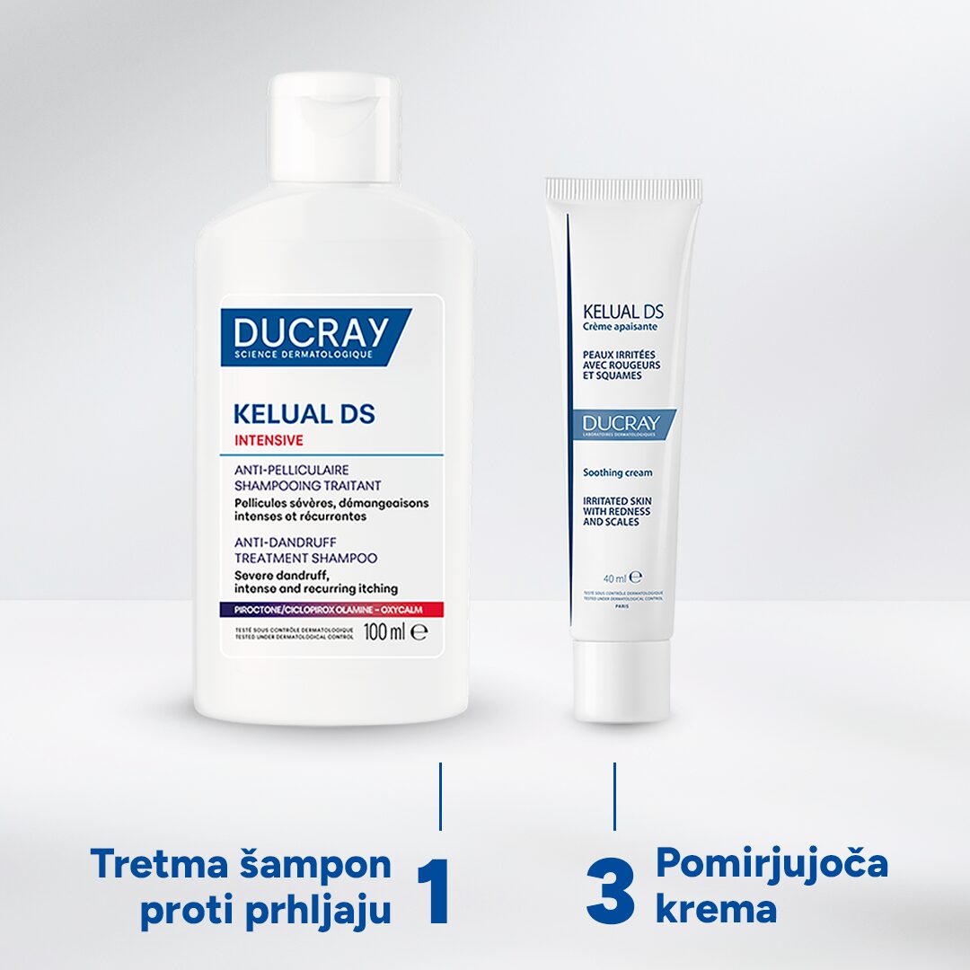 Ducray Kelual DS Intensive šampon proti prhljaju, 100 ml
