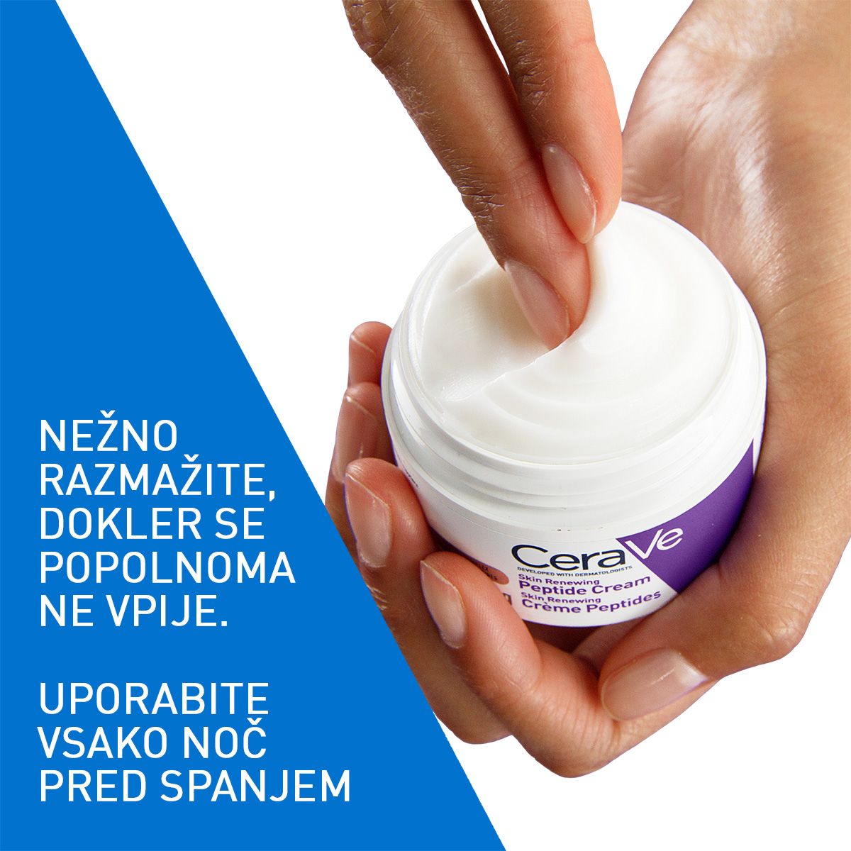 CeraVe obnovitvena krema s peptidnim kompleksom, 48 ml