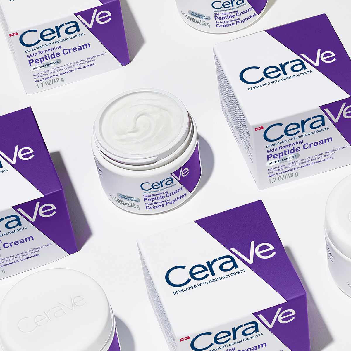 CeraVe obnovitvena krema s peptidnim kompleksom, 48 ml