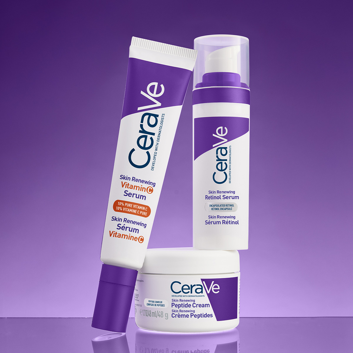 CeraVe obnovitvena krema s peptidnim kompleksom, 48 ml