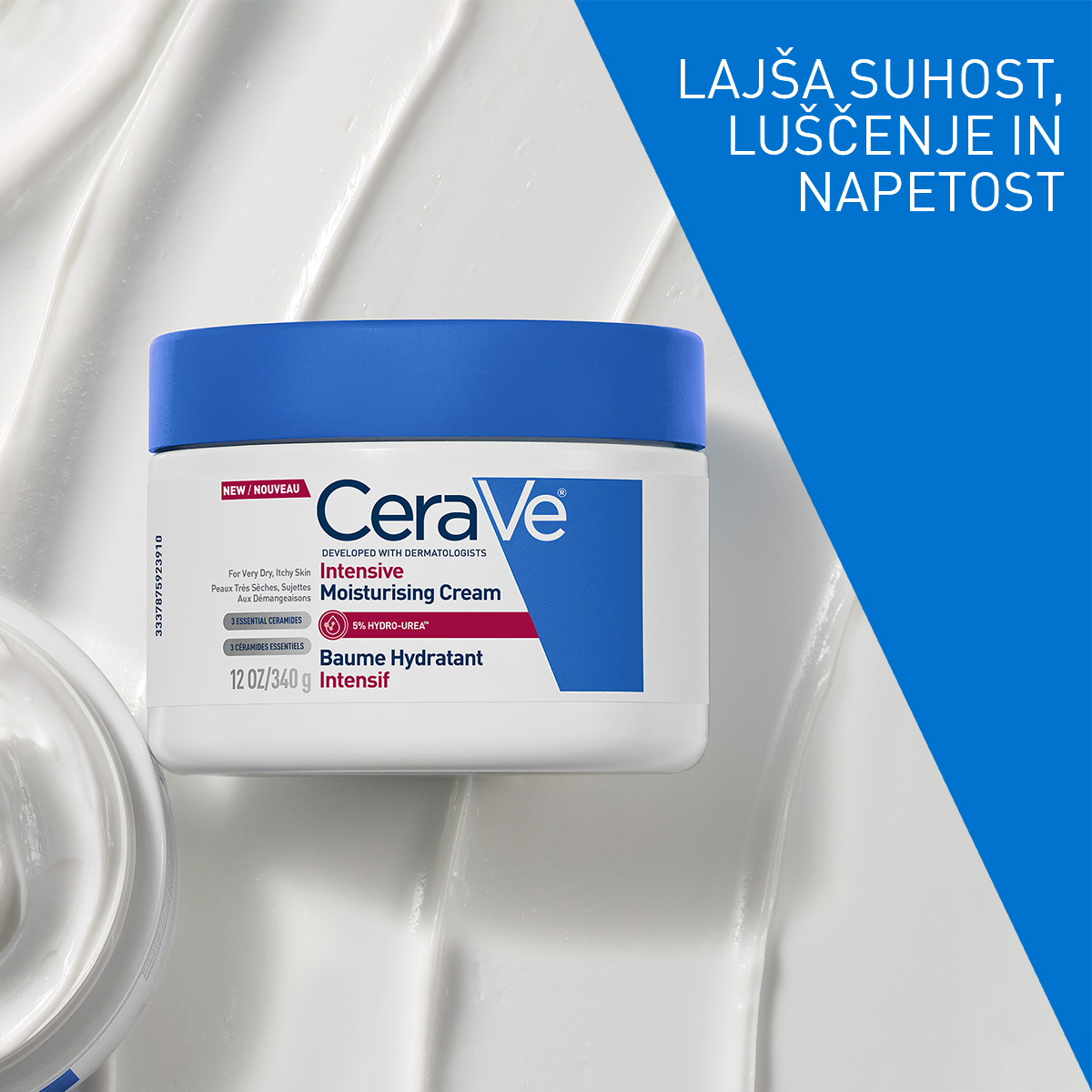 CeraVe intenzivna vlažilna krema s hydro-ureo, 340 g