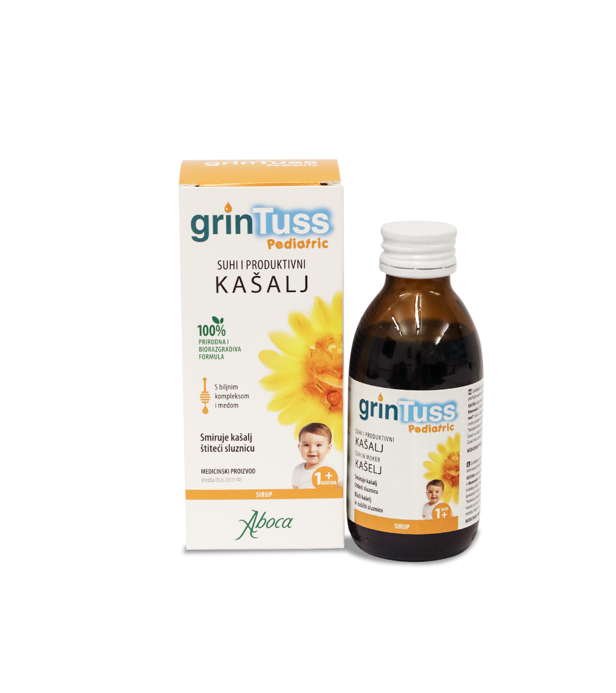 Grintuss Pediatric sirup, 180 g