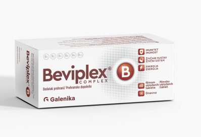 Galenika Beviplex B Complex filmsko obložene tablete, 60 tablet