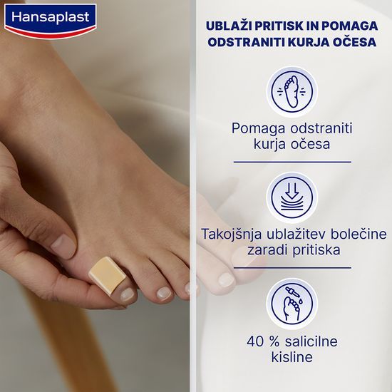 Hansaplast obliži za kurja očesa, 8 obližev