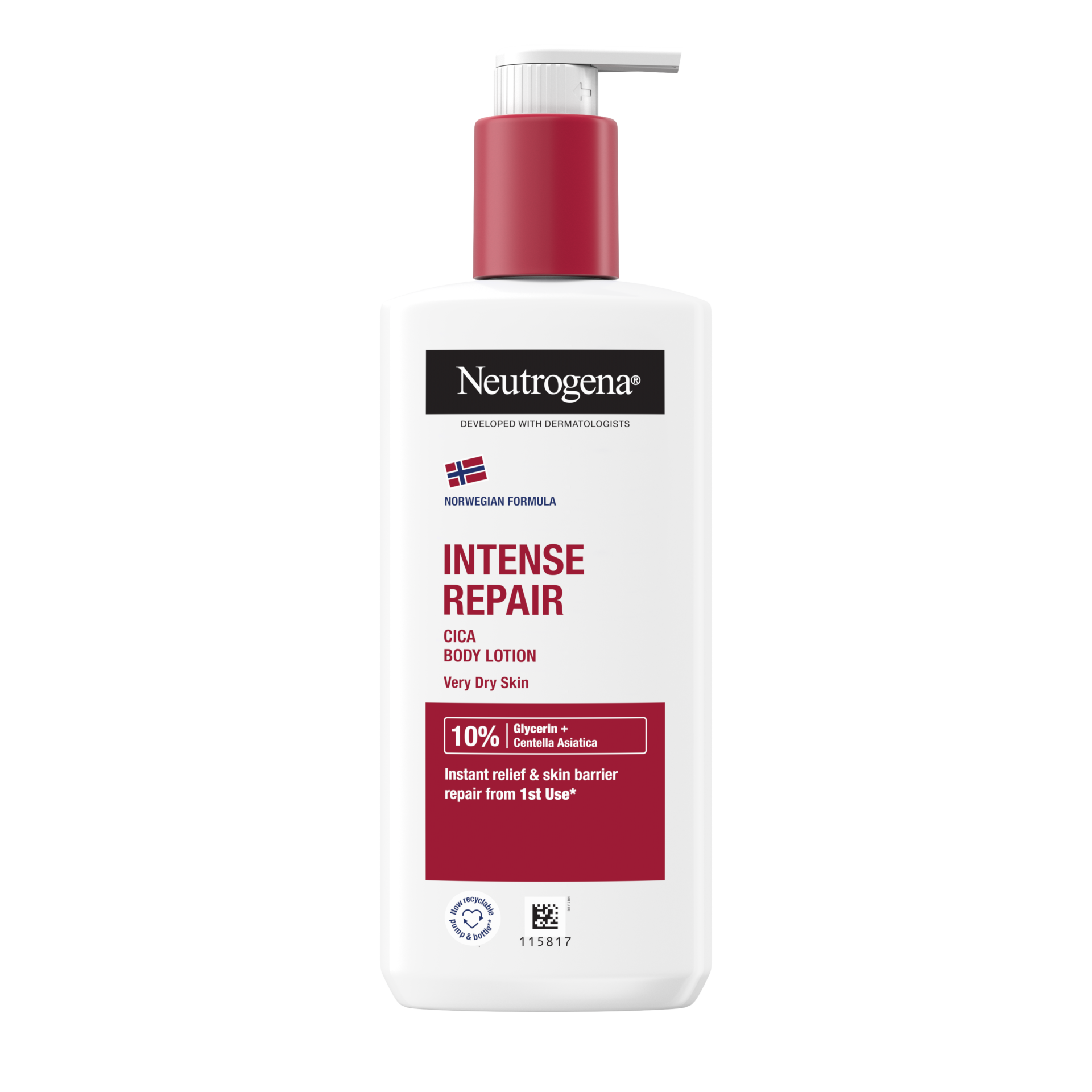 Neutrogena Intense Repair Cica losjon za telo, 250 ml