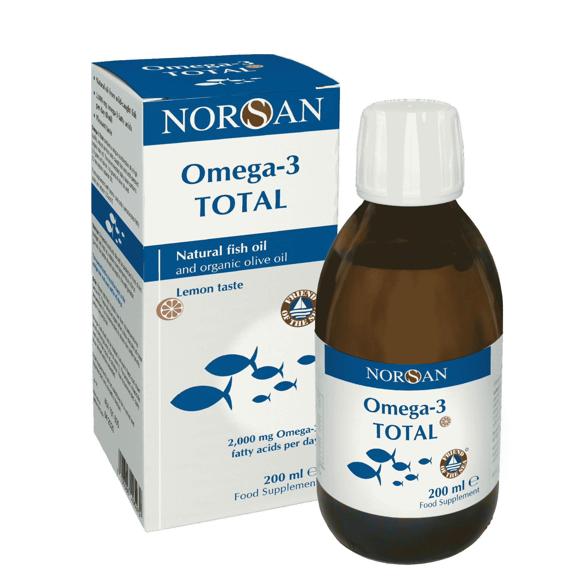 Norsan Omega-3 Total olje, 200 ml