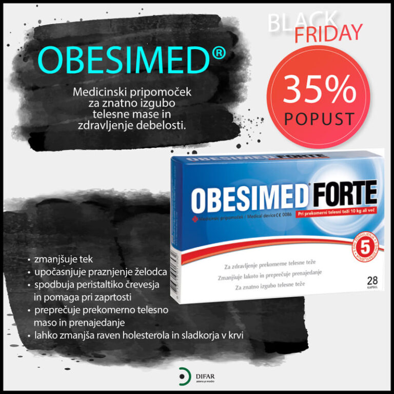 OBESIMED ČRNI PETEK | LEKARNA PLAVŽ OBESIMED ČRNI PETEK | LEKARNA PLAVŽ