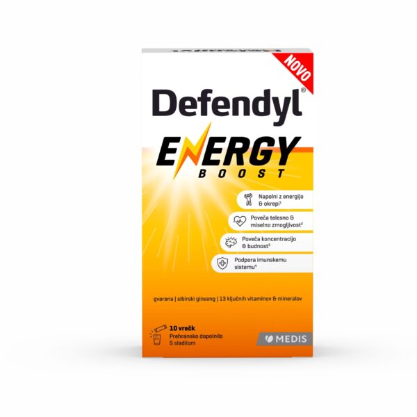 Defendyl Energy Boost vrečke za pripravo napitka, 10 vrečk