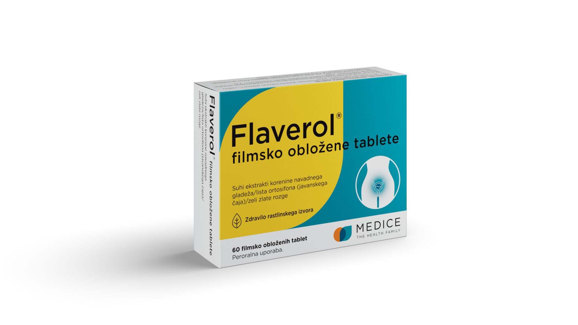 Flaverol filmsko obložene tablete, 60 tablet