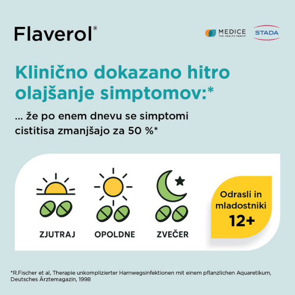 Flaverol filmsko obložene tablete, 60 tablet