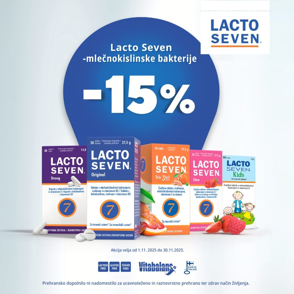 -15 % | Lacto Seven (od 1. 11. 2025 do 30. 11. 2025)