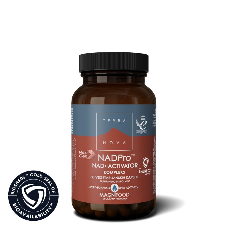 Terranova NADPro NAD+ Aktivator kompleks kapsule, 50 kapsul