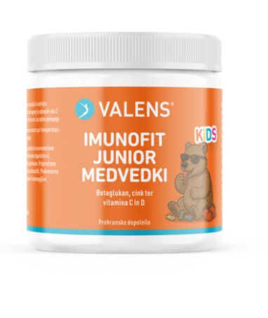 Valens Imunofit Junior medvedki, 60 gumi bonbonov