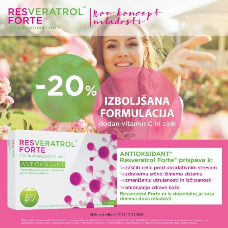 Resveratrol forte | Lekarna Plavž Resveratrol forte | Lekarna Plavž