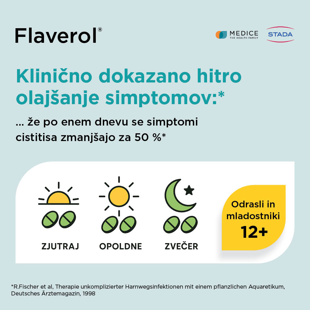 Flaverol filmsko obložene tablete, 60 tablet