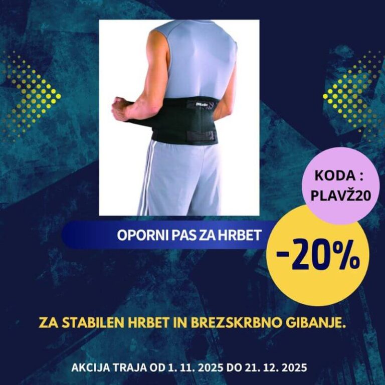Oporni pas hrbet – akcija / Lekarna Plavž Oporni pas hrbet - akcija / Lekarna Plavž