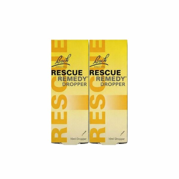 Bach Rescue dnevni paket – kapljice, 2×10 ml