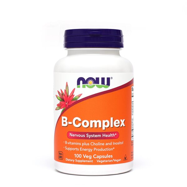 NOW B-kompleks kapsule, 100 kapsul
