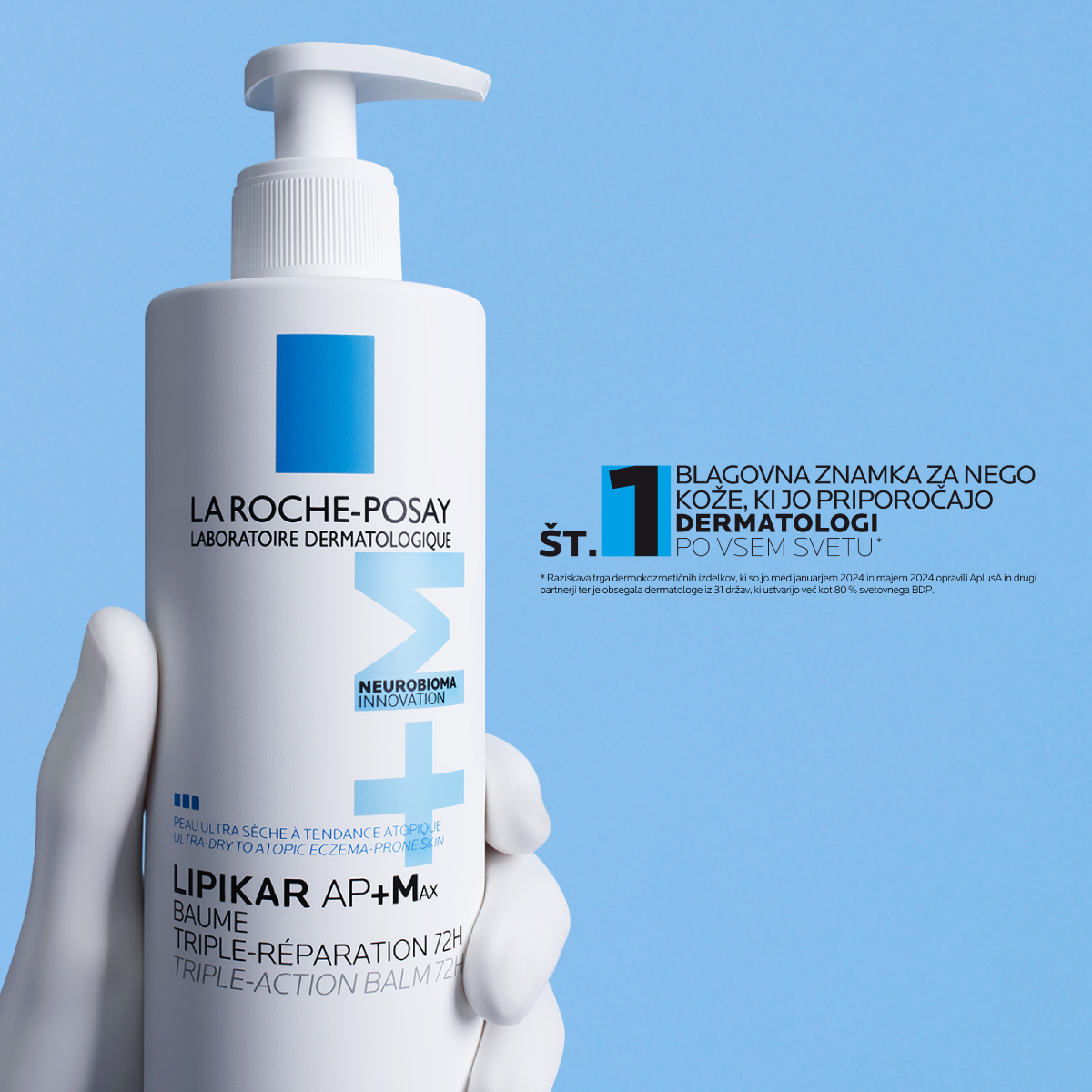 LRP Lipikar AP+Max balzam s trojnim delovanjem, 400 ml