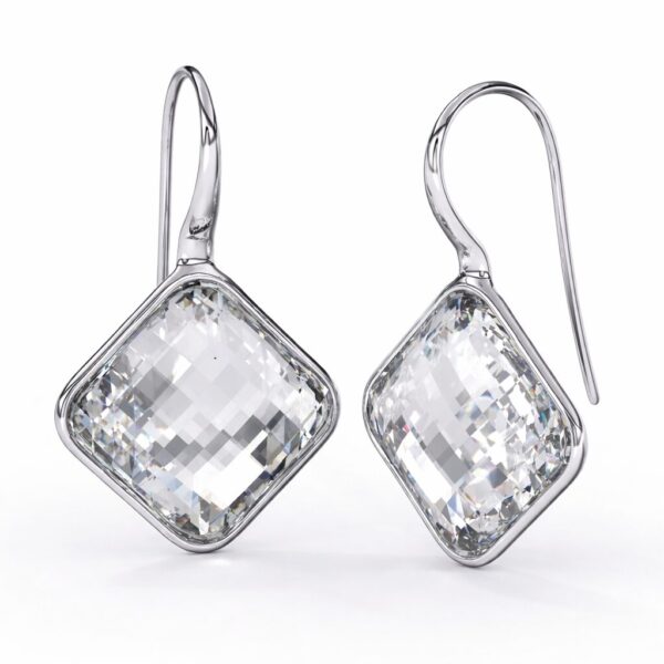 Biojoux uhani BJT378 Elianna srebrni, 1 par