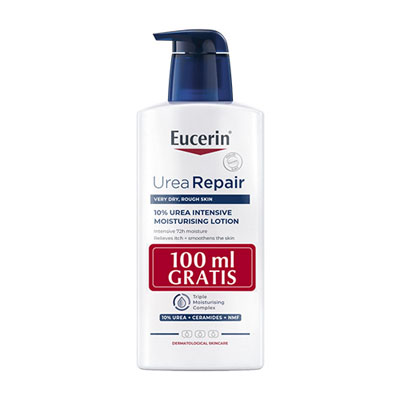 Eucerin UreaRepair losjon za telo 10 % urea – akcijsko pakiranje, 400 ml