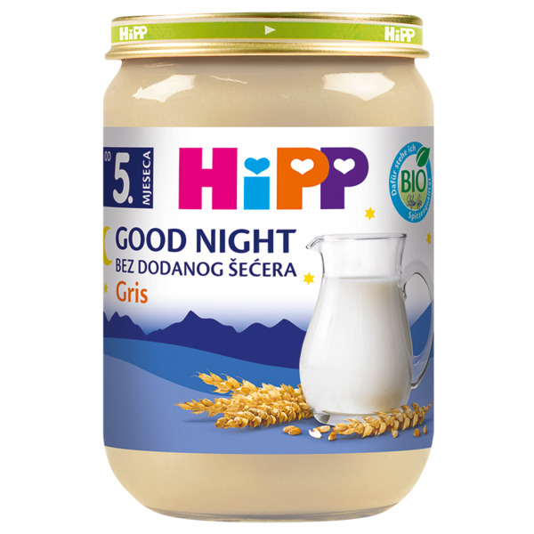 HiPP Good Night zdrob BIO, 190 g