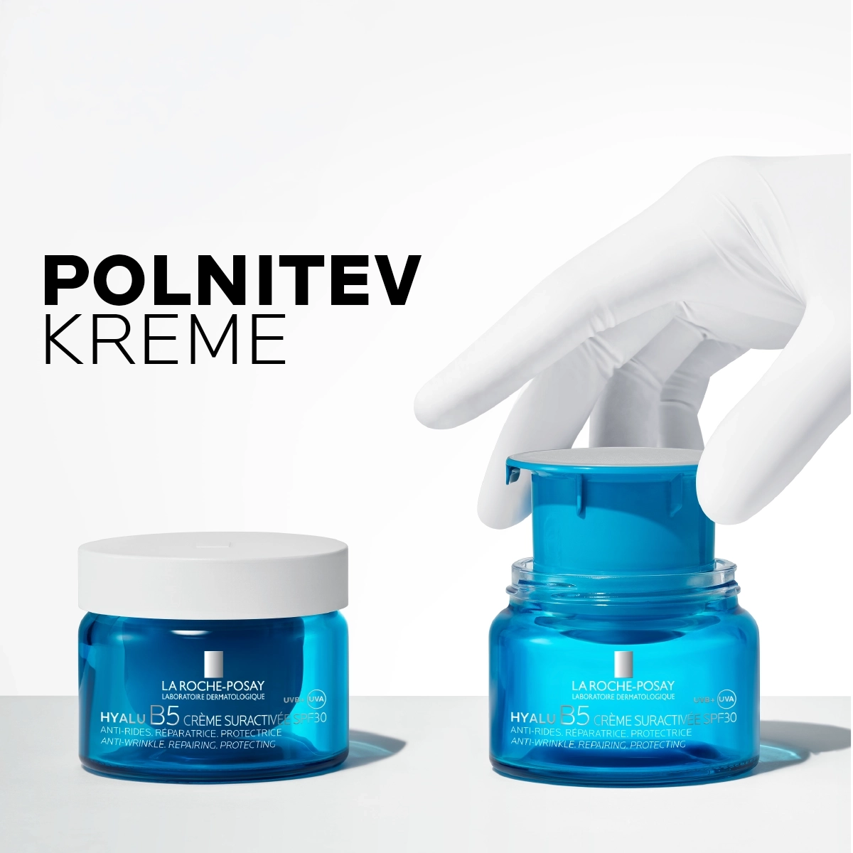 Hyalu B5 visoko učinkovita krema ZF 30 – La Roche-Posay, 50 ml refill