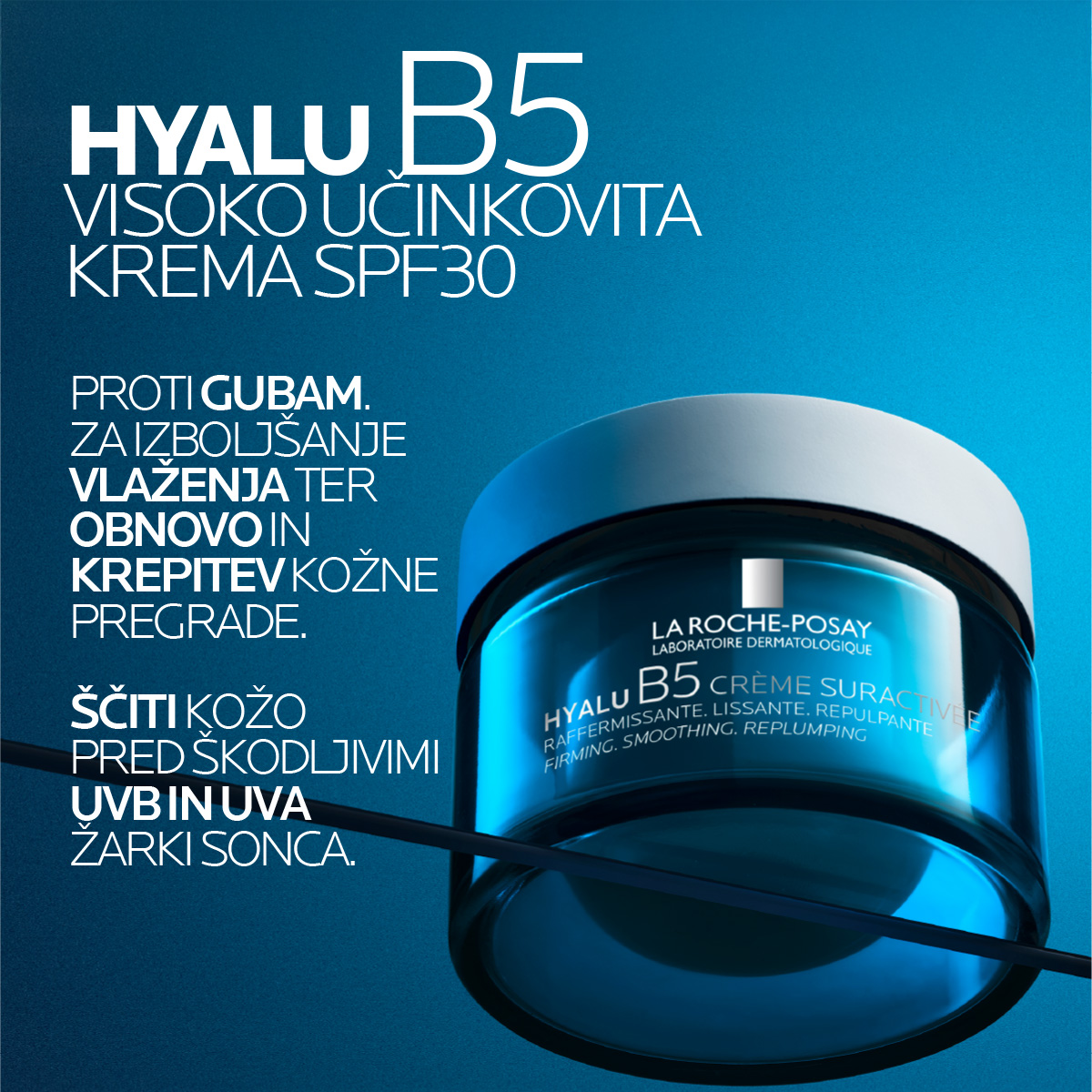 Hyalu B5 visoko učinkovita krema ZF 30 – La Roche-Posay, 50 ml refill