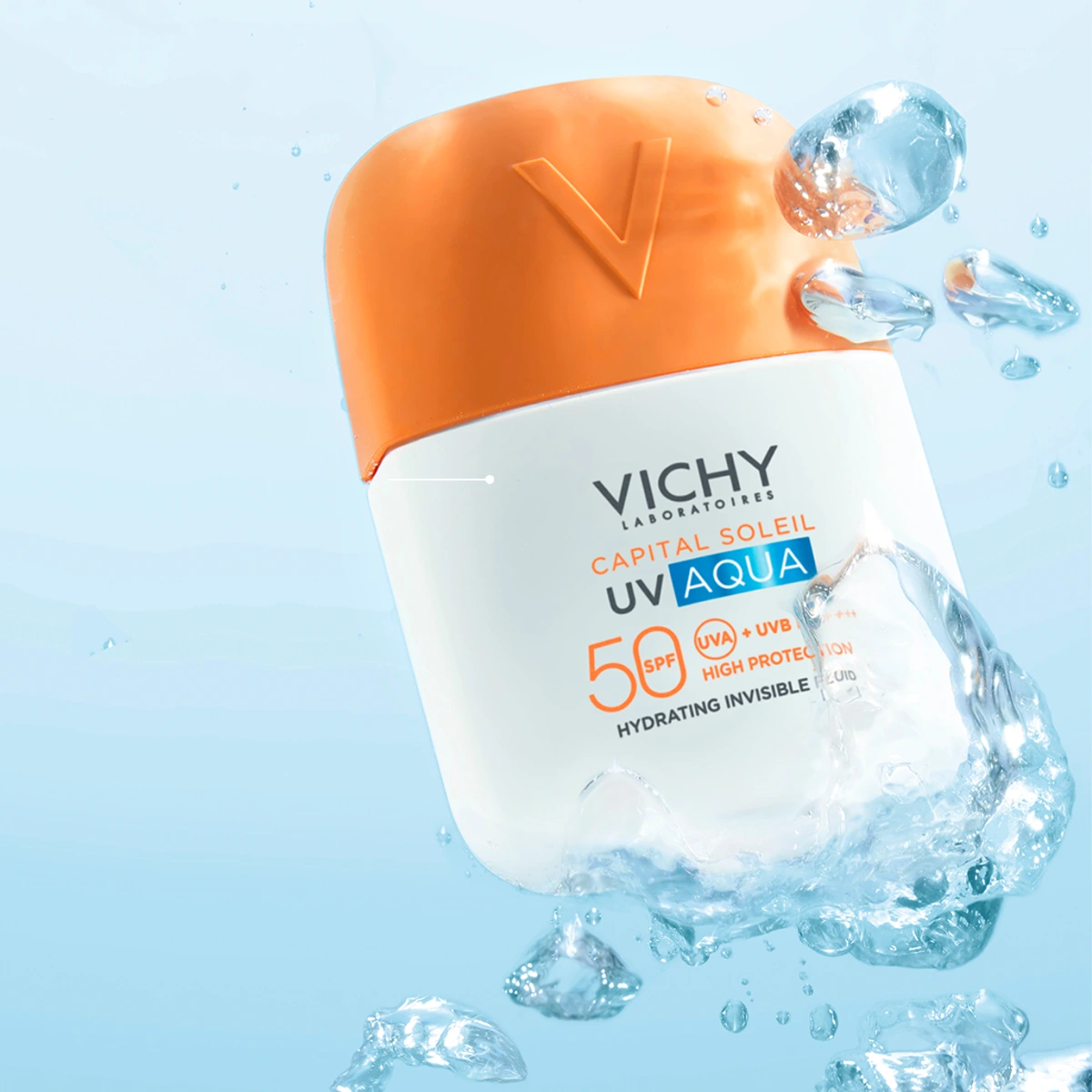 Vichy Capital Soleil UV-Aqua tonirani vlažilni fluid ZF 50 medium, 50 ml