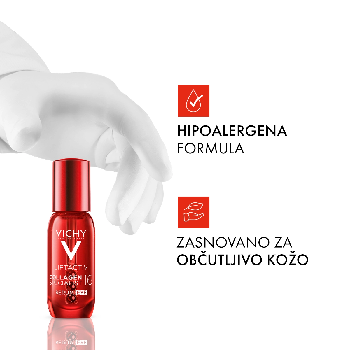Vichy Liftactiv Collagen Specialist 16 serum za predel okoli oči, 15 ml