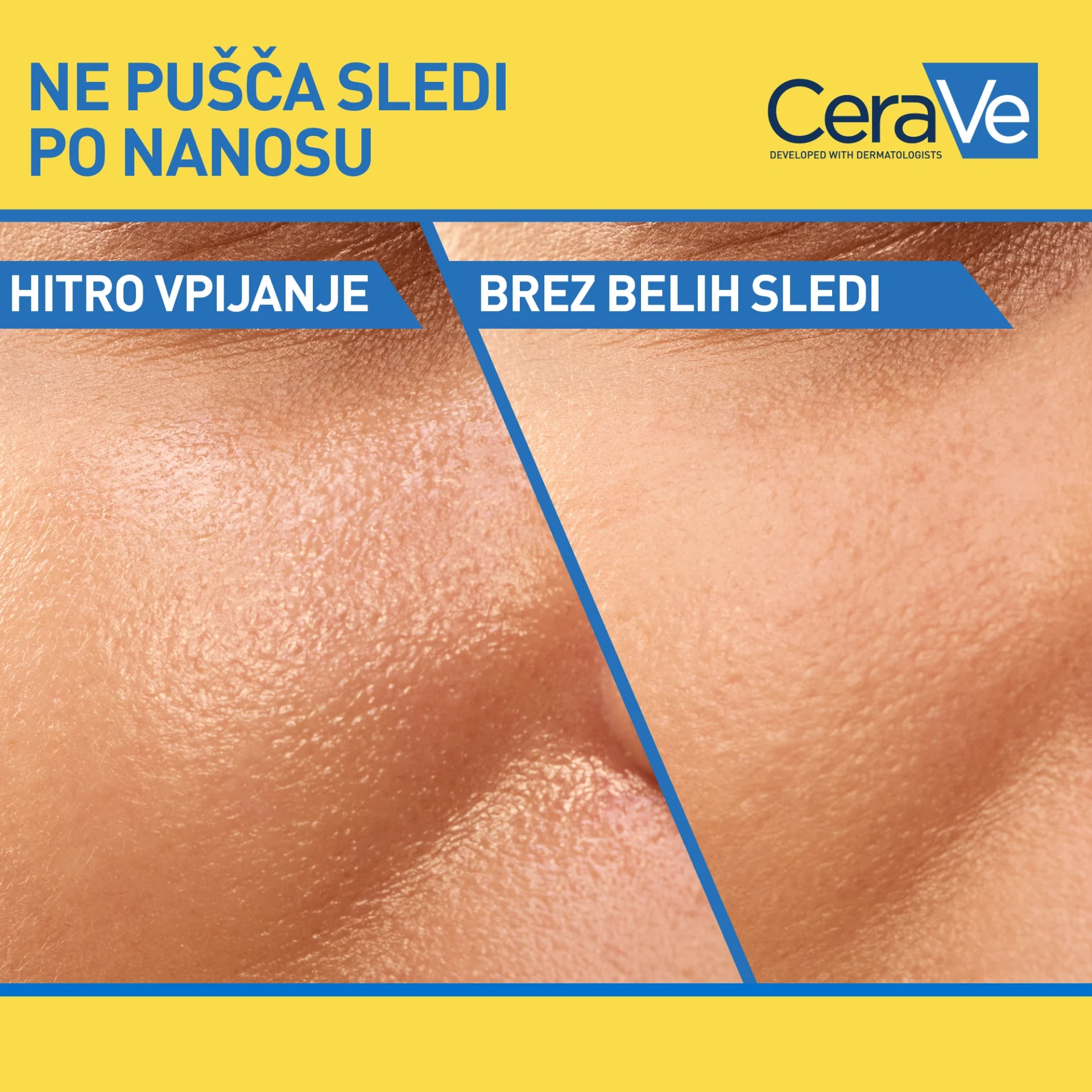 CeraVe Sun nevidni vlažilni fluid za zaščito pred soncem ZF 50, 50 ml