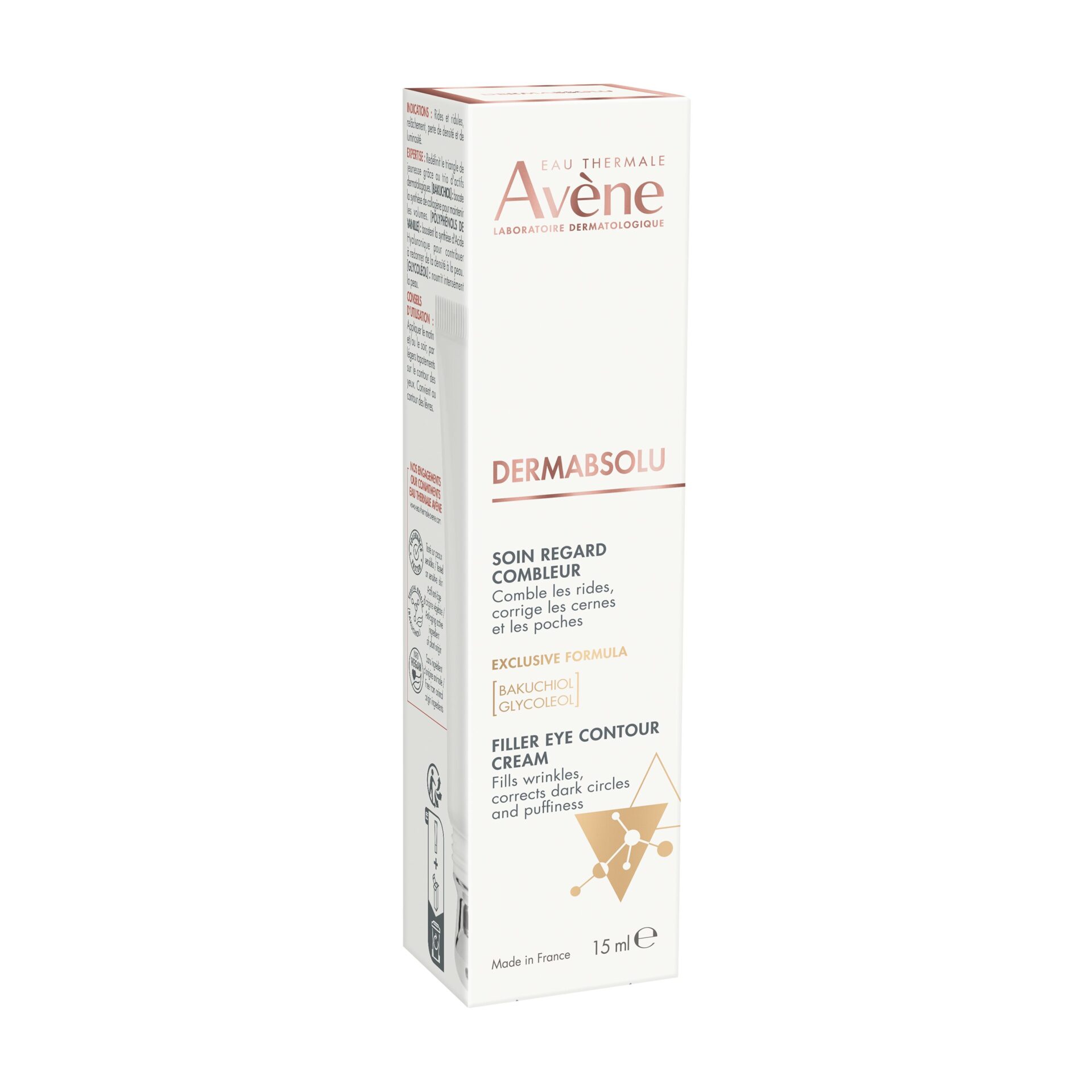 Avène DermAbsolu Filler krema za predel okoli oči, 15 ml