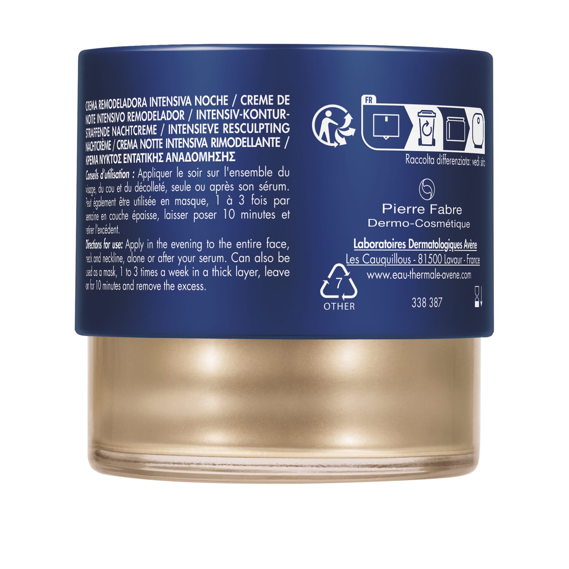 Avène DermAbsolu intenzivna nočna krema za preoblikovanje, 40 ml