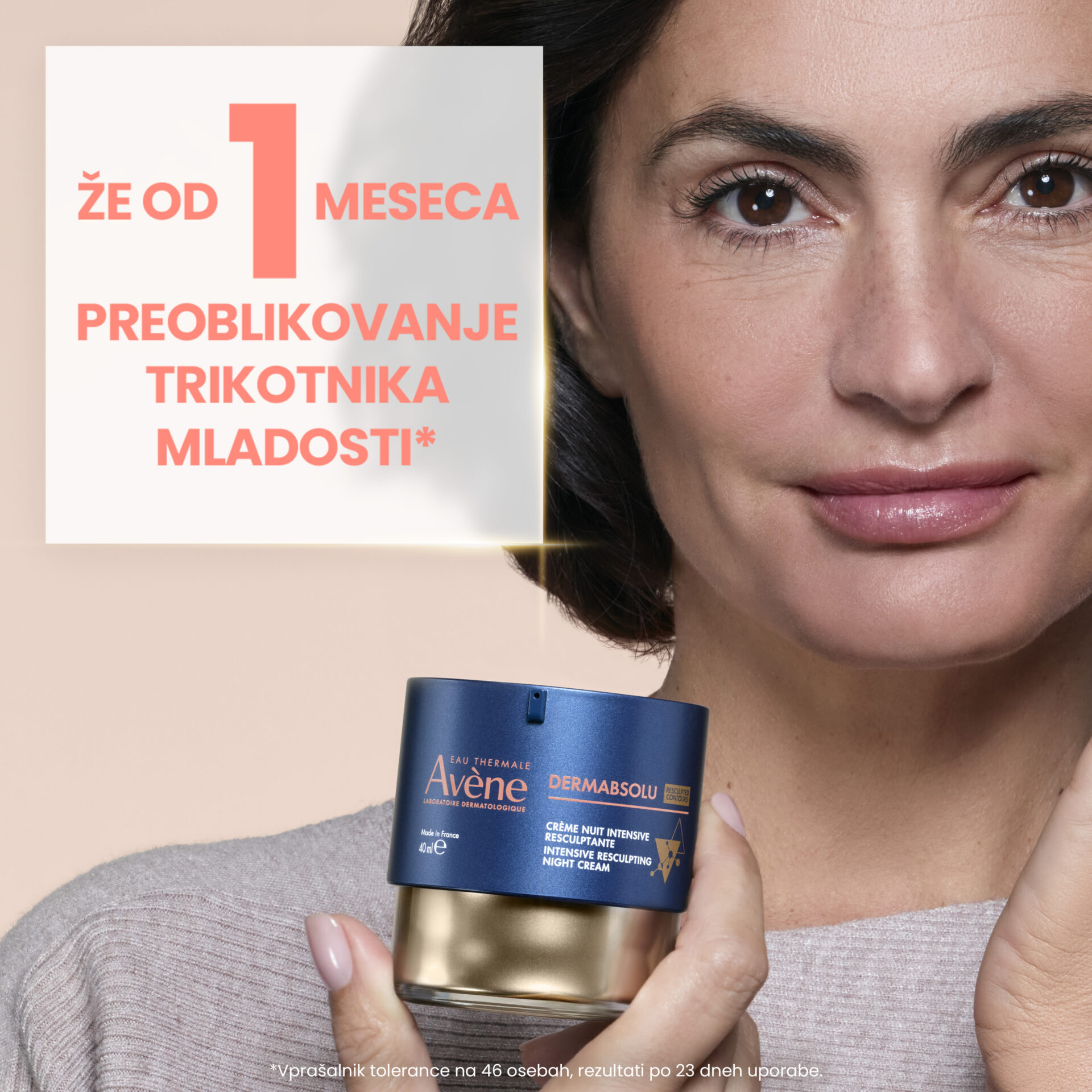 Avène DermAbsolu intenzivna nočna krema za preoblikovanje, 40 ml