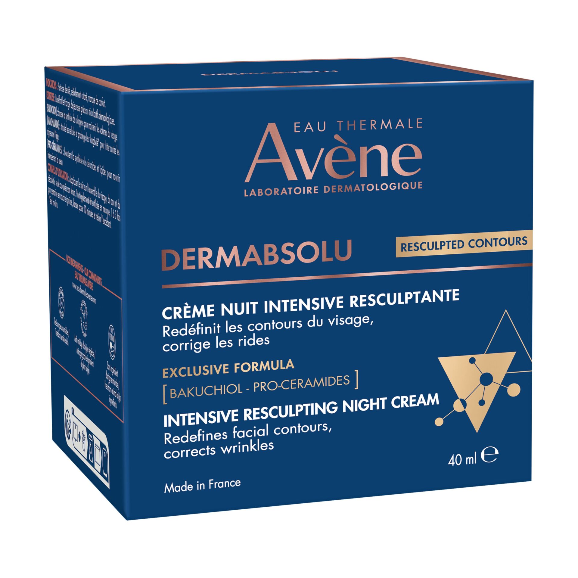 Avène DermAbsolu intenzivna nočna krema za preoblikovanje, 40 ml