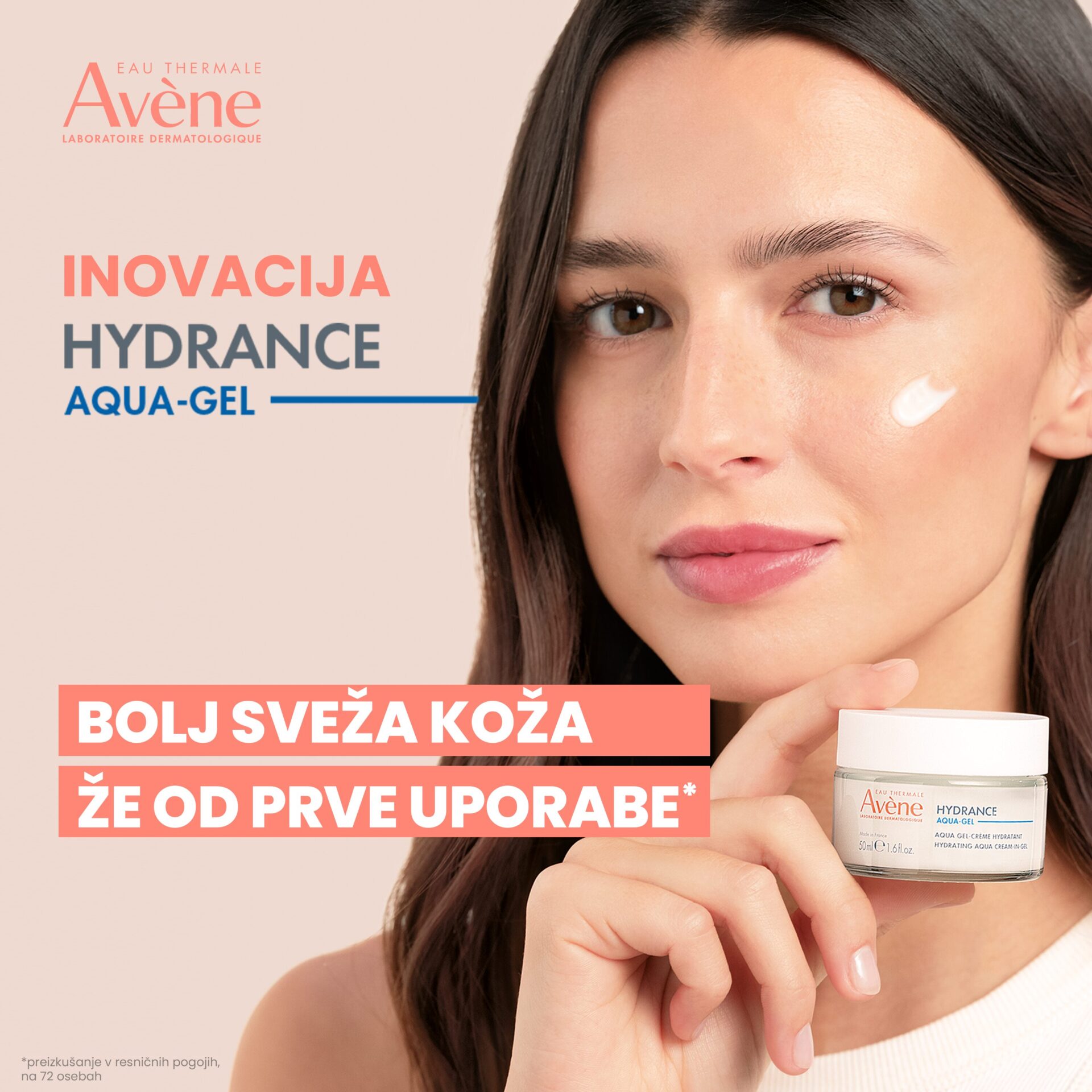 Avène Hydrance Aqua-Gel vlažilna gel krema, 50 ml