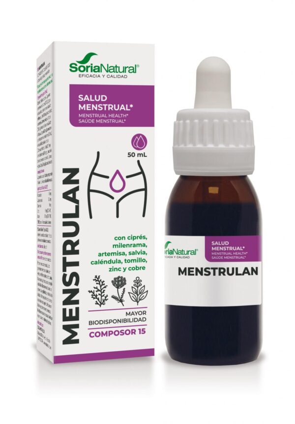 Soria Natural Menstrulan kompleks XXI brezalkoholne kapljice, 50 ml
