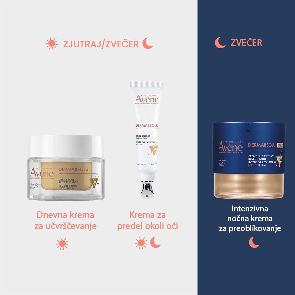 Avène DermAbsolu dnevna krema za učvrščevanje, 50 ml