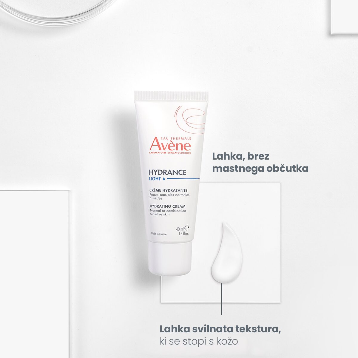 Avène Hydrance Light vlažilna krema, 40 ml