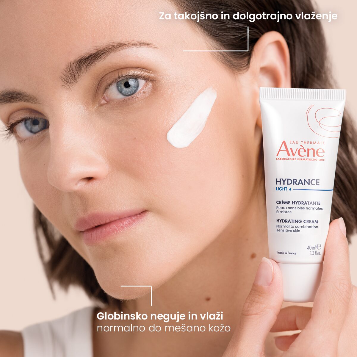 Avène Hydrance Light vlažilna krema, 40 ml