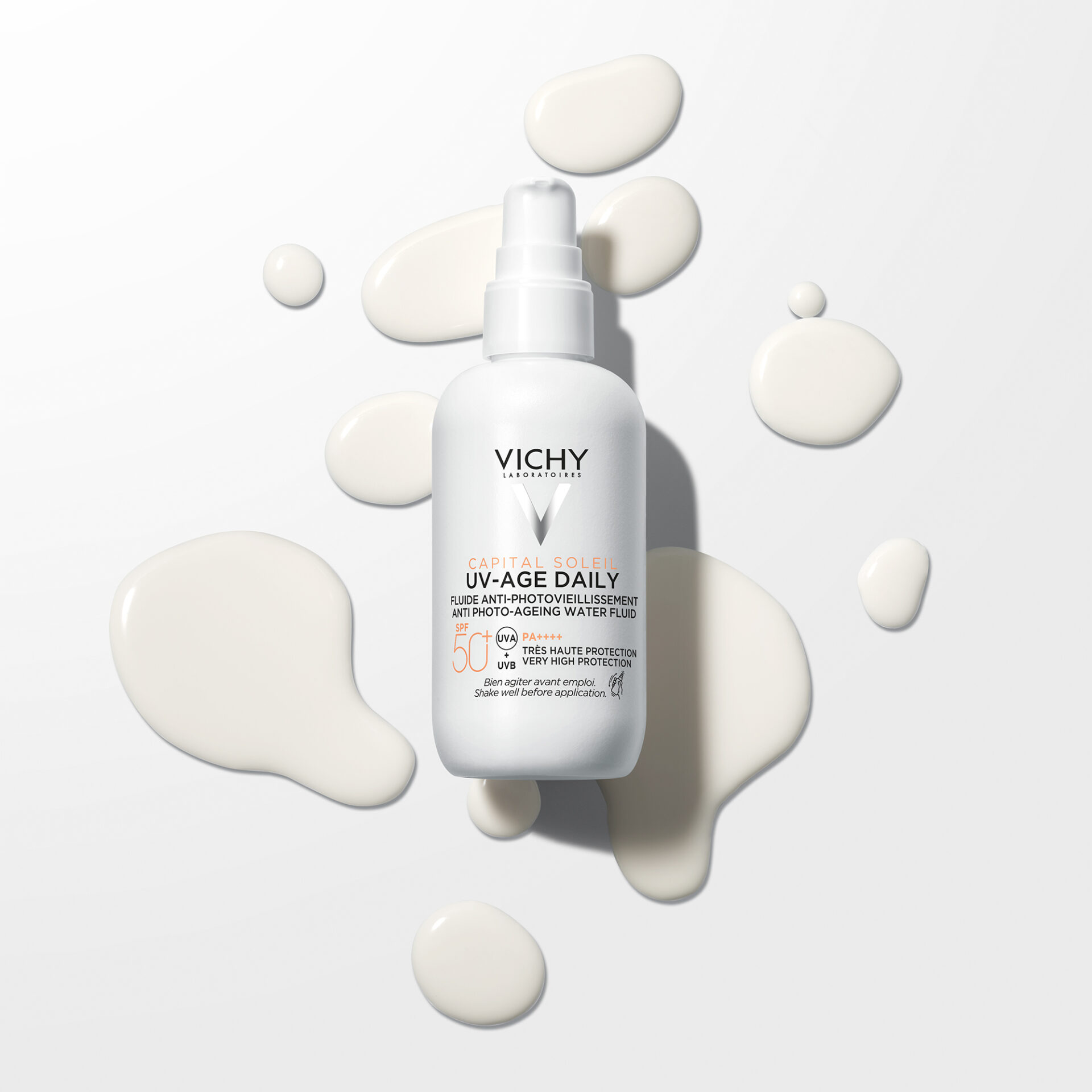 Vichy Capital Soleil UV-Age dnevni fluid proti znakom fotostaranja ZF 50+, 80 ml