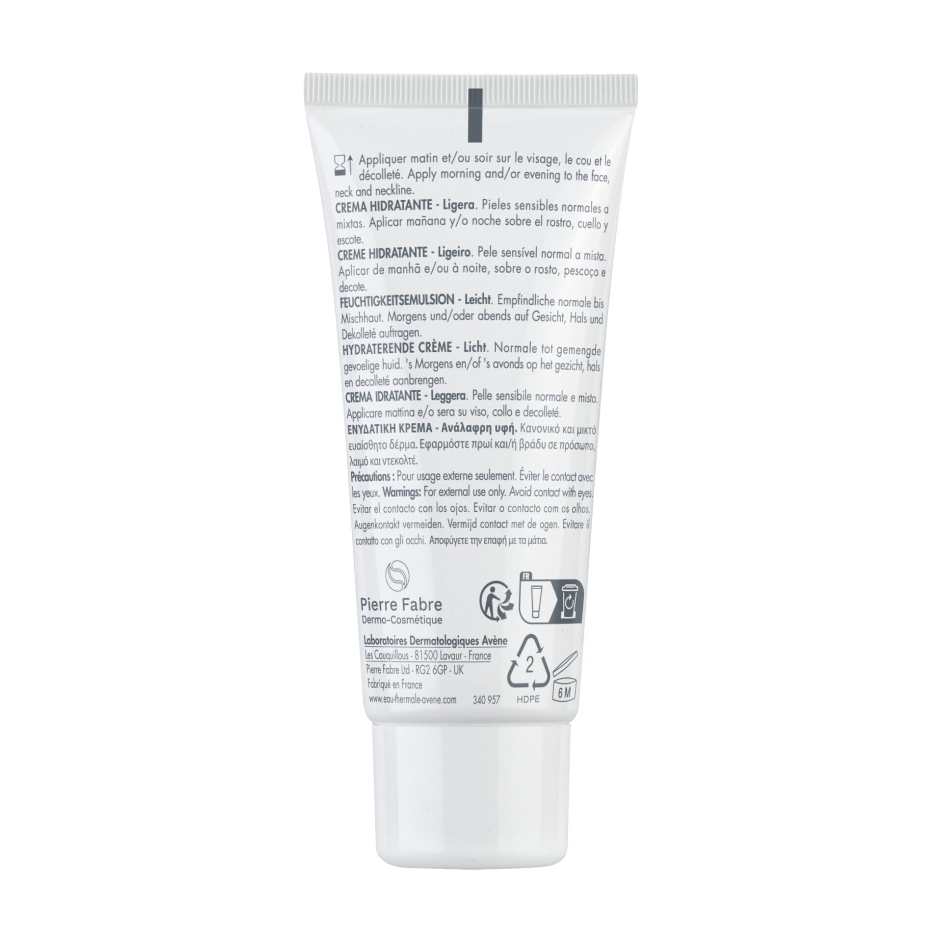 Avène Hydrance Light vlažilna krema, 40 ml